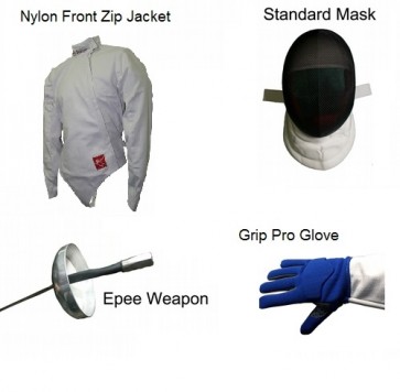 Deluxe 4 Piece Epee Fencing Starter Set