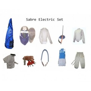 Deluxe 10 pieces Electric Sabre Fencing Set 