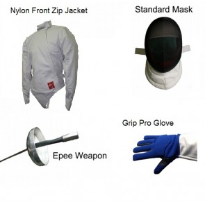 Deluxe 4 Piece Epee Fencing Starter Set